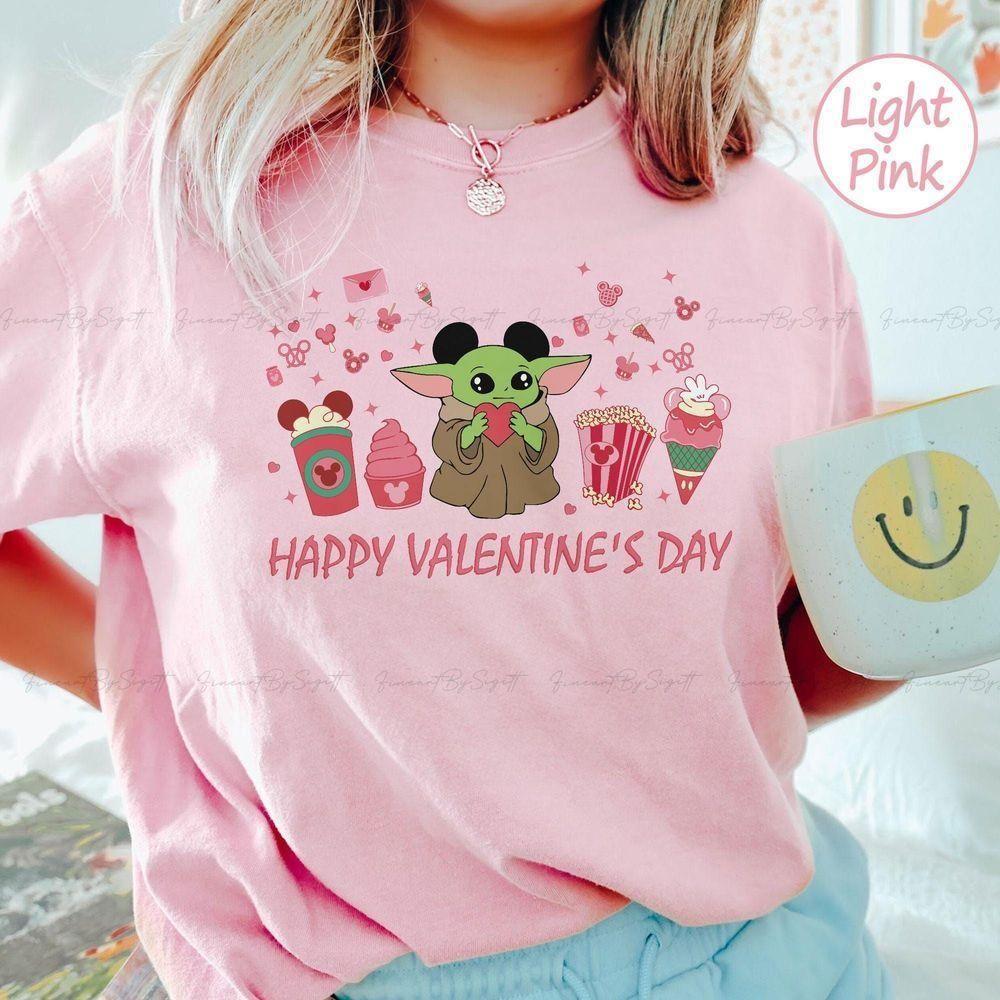 Valentine Snacks Baby Yoda Vuitino Shirt Valentine Snacks Baby Yoda Vuitino Shirt